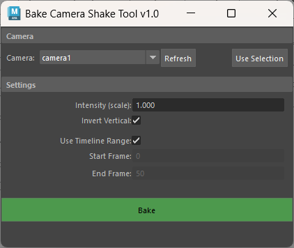 Camera Shake Bake Tool v.10 preview